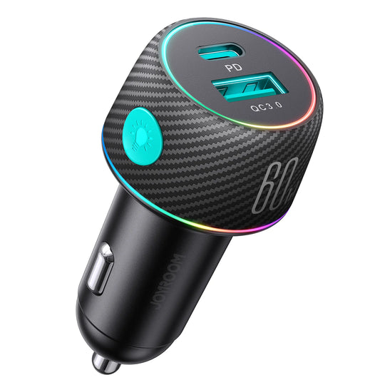 Joyroom JR-CCN01 1A+1C Car Charger with Light Button