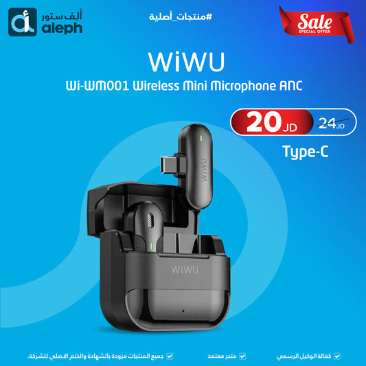 Wiwu Wi-WM001 Wireless Mini Microphone ANC type c
