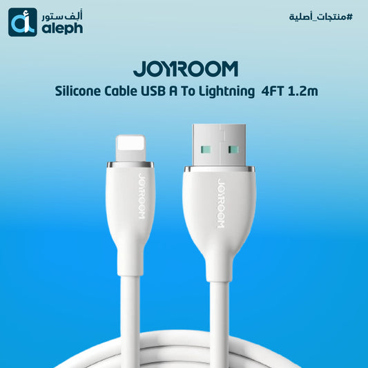 Joyroom Silicone Cable USB A To Lightning  4FT 1.2m 3AS-A29