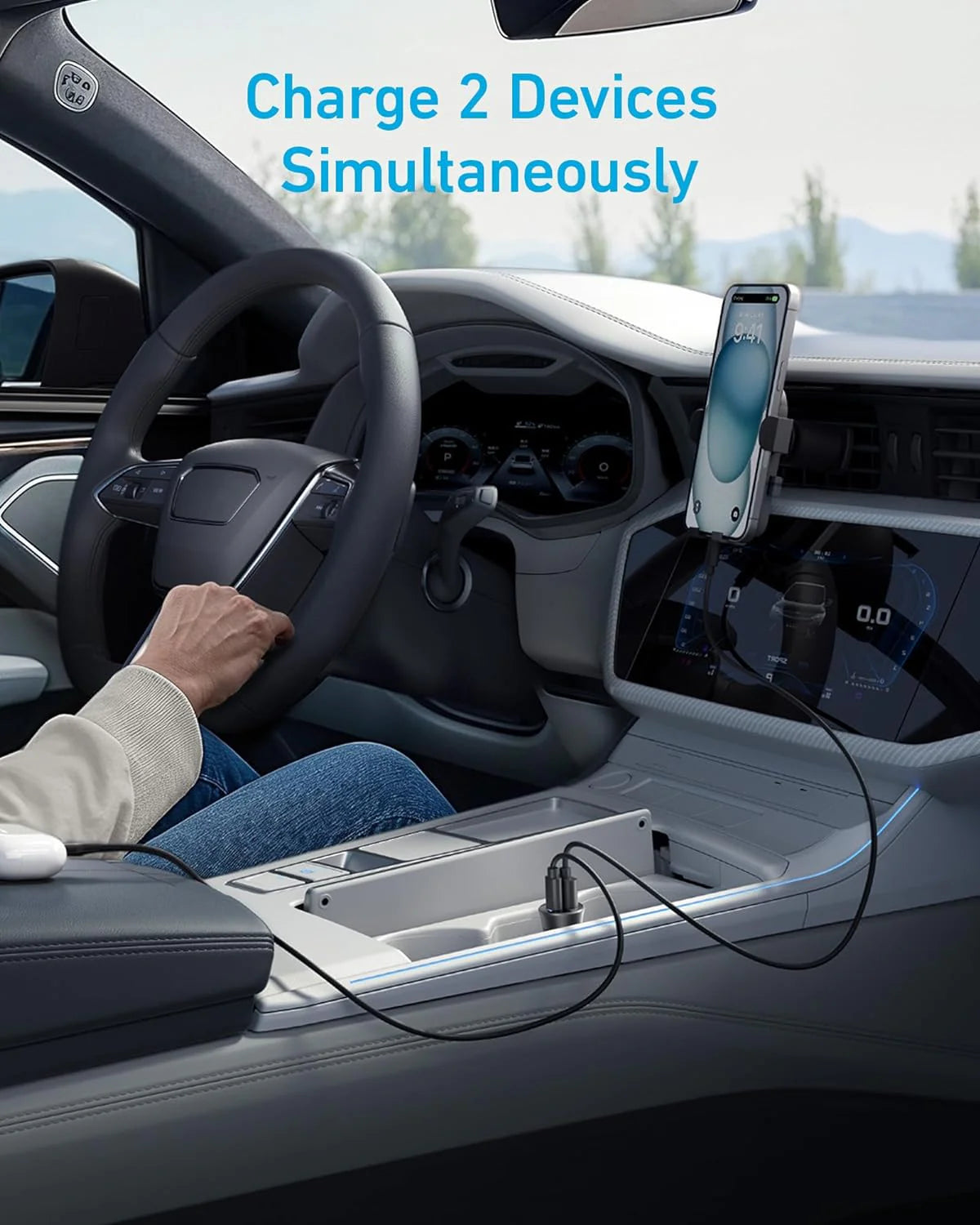 Anker Car Charger 2 Ports TYPE C + A Fast