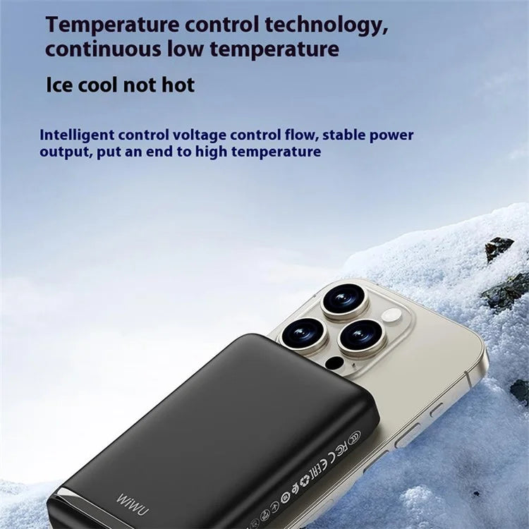 WiWU Wi-P043 Magnetic Wireless Power Bank 15W 10000mAh-
