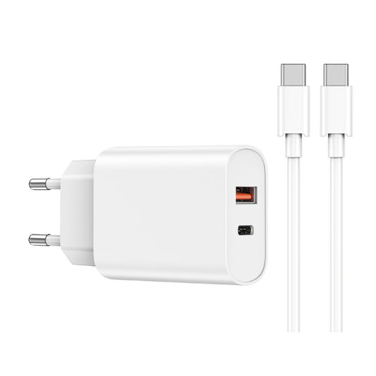 Wiwu 20W PD fast charger + Cable Type C To C  Wi-U002