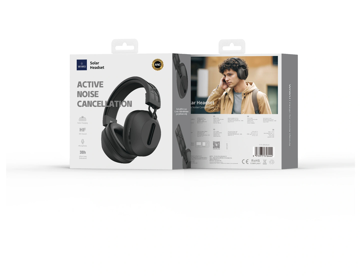 Wiwu Solar Headset TD-06 Wireless