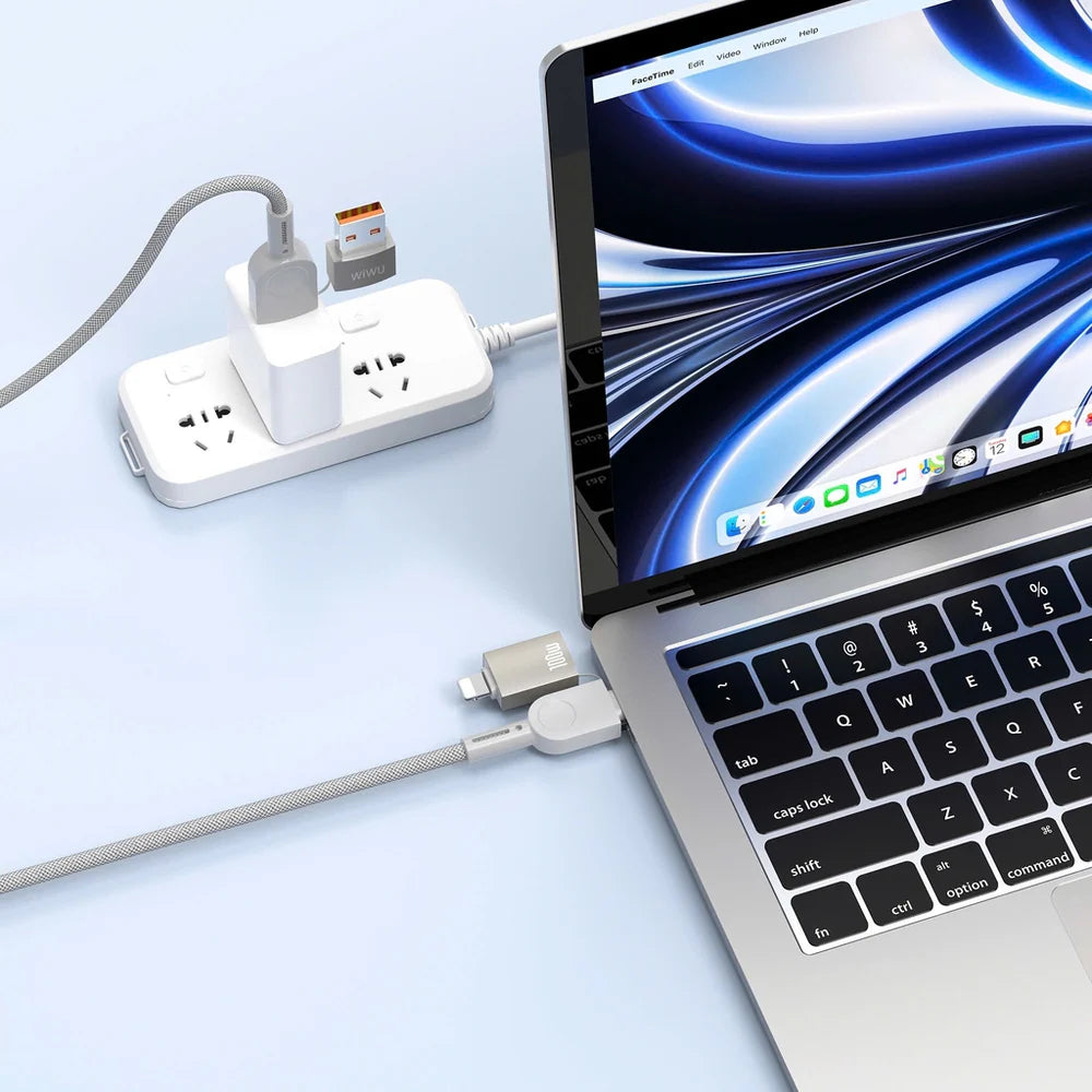 Wiwu Raptor 4 in 1 Cable - Fast Charging 100W