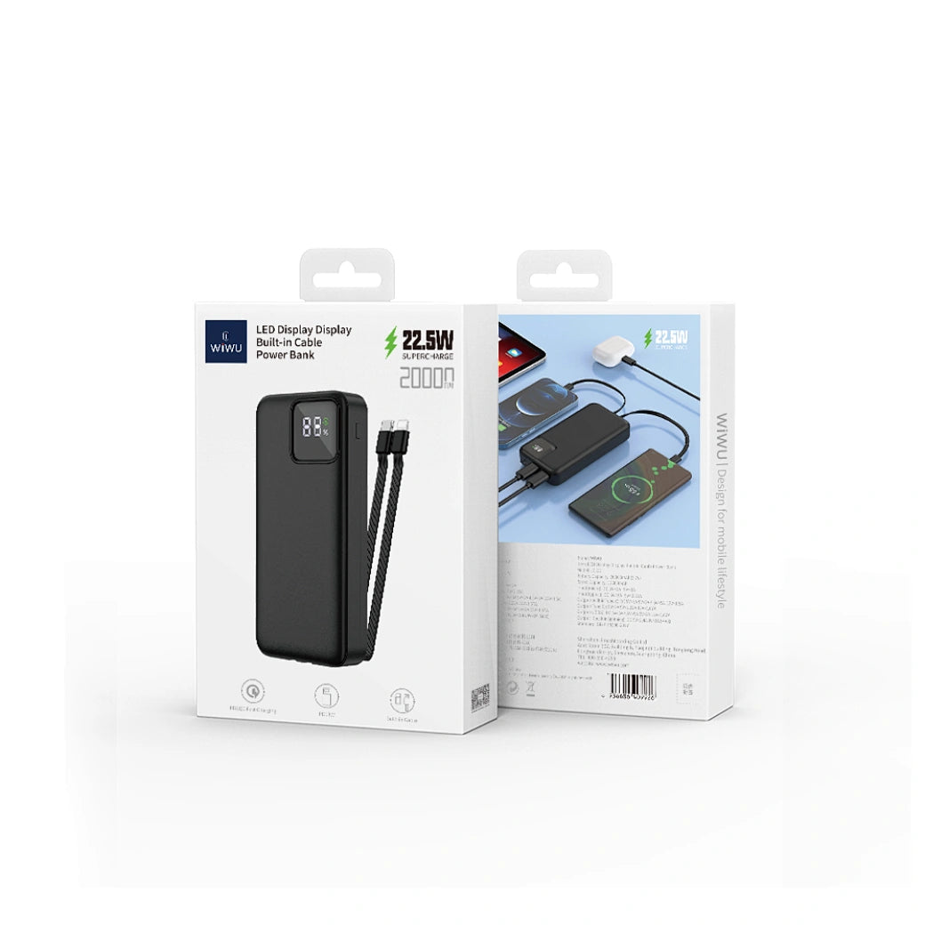 WiWU 20000mAh Fast Charging Power Bank
