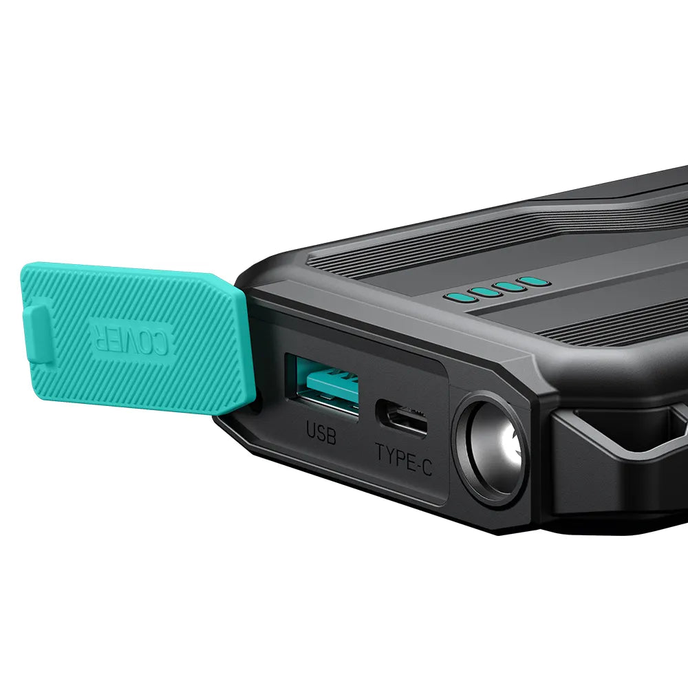 JR-L016 2.4A Power Bank with Built in 3in1 Cables 10000mAh
