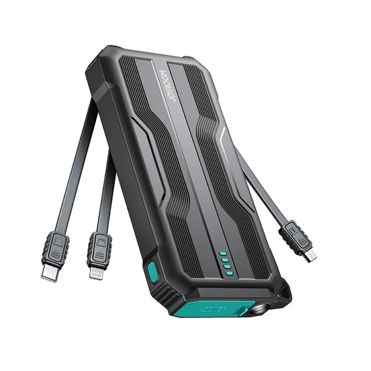 JR-L016 2.4A Power Bank with Built in 3in1 Cables 10000mAh