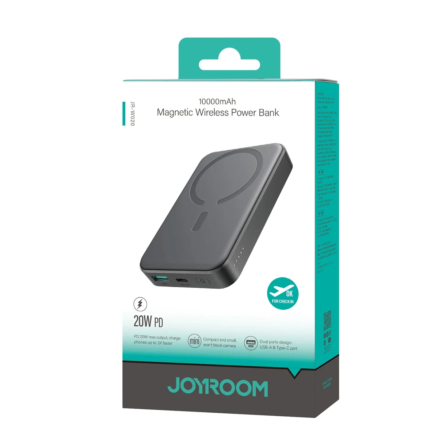JOYROOM JR-W020 20w Power Bank 10000mah