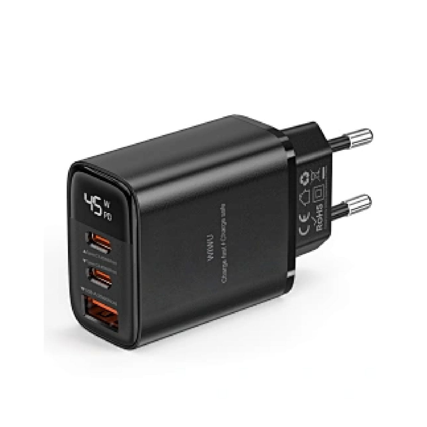 WiWU Firefly 45W PD GaN Fast Charger Wi-G011 2*USB C+USB