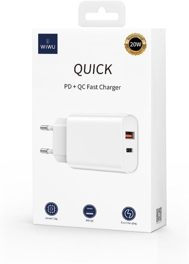 Wiwu Wi-U002 Quick 20W PD + QC Type-C to USB-A Fast