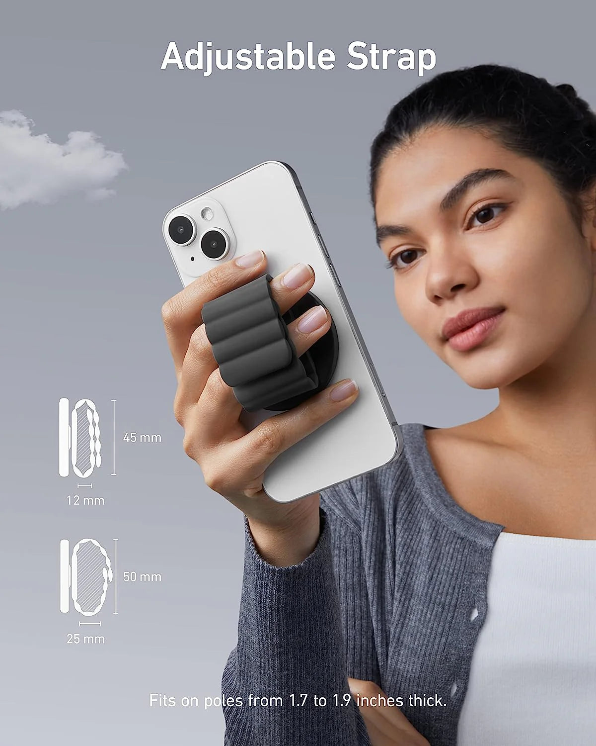 Anker 620 MagGo Phone Grip Black