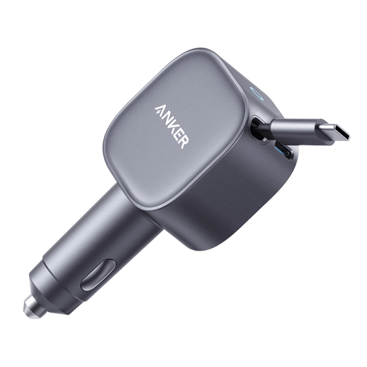 Anker Nano 75W - Fast Car Charger with Cable