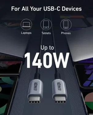 Anker 765 USB C to USB C Cable 140W Fast Durable