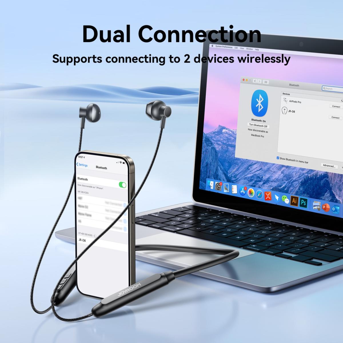 Joyroom JR-D8 Neckband Wireless Bluetooth Sports