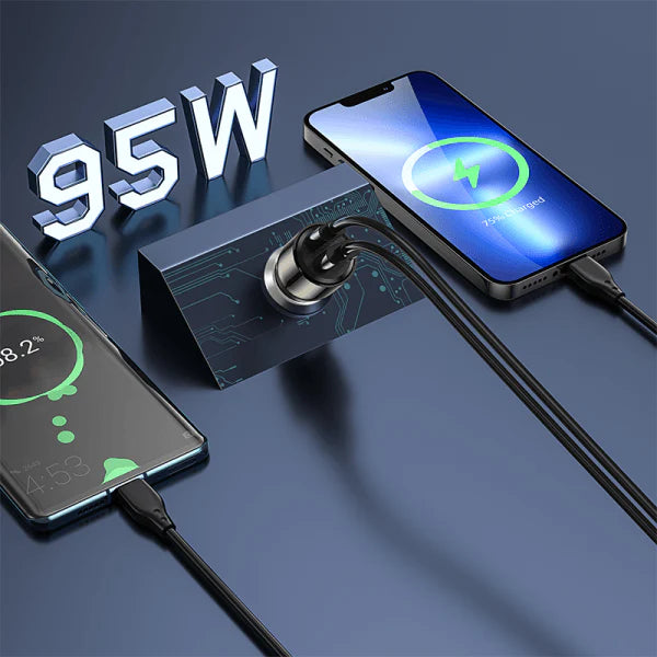 Wiwu WI-QC012 CAR CHARGER Fast USB A+TYPE-C