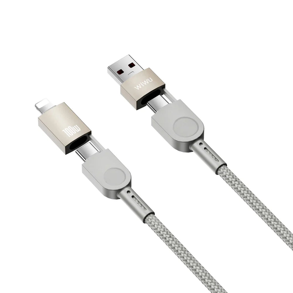 Wiwu Raptor 4 in 1 Cable - Fast Charging 100W